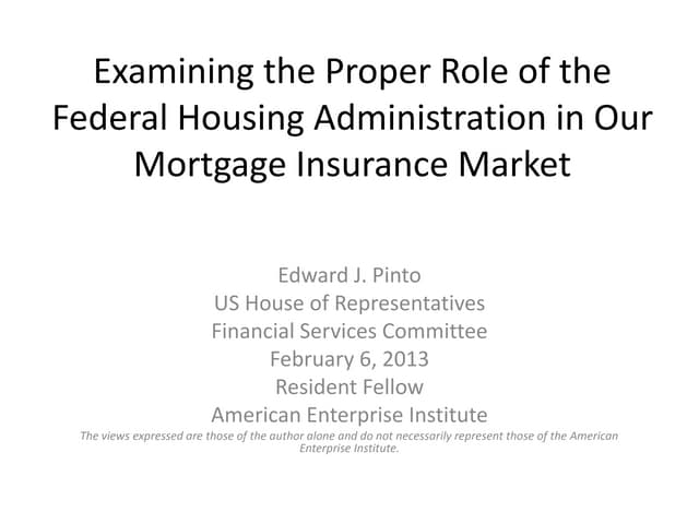 Examining the proper role of the FH...