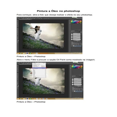Pintura a óleo no photoshop