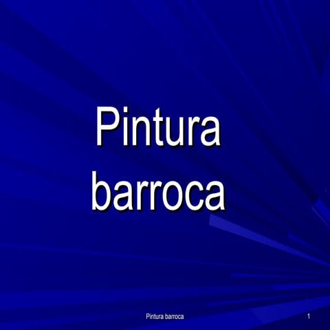 Pinturabarroca
