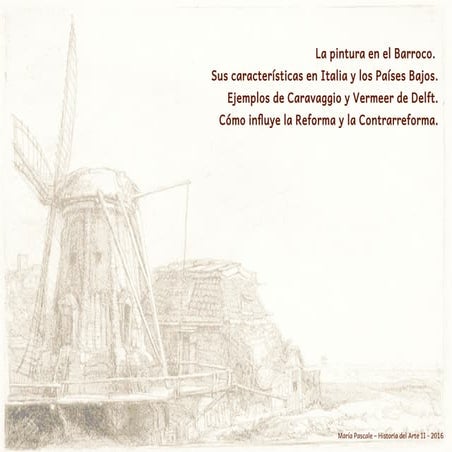 La Pintura en el Barroco