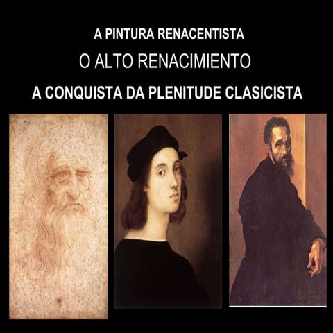A pintura renacentista no s. XVI