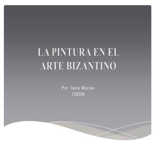 Pintura del arte bizantino 