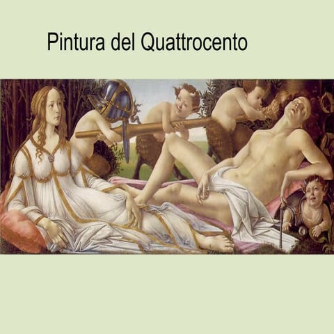 Presentación.   Pintura del Quattrocento 