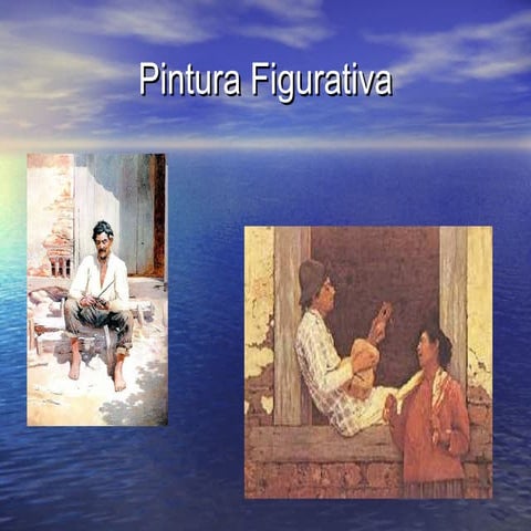 Pintura figurativa e abstrata