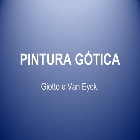 Pintura gótica