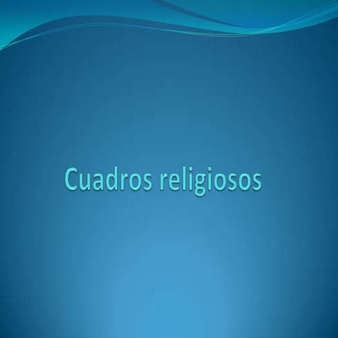 Pintura religiosa. óscar (6º curso de primaria)