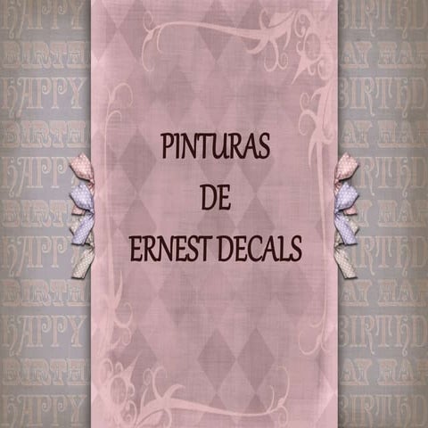 Pinturas de Ernest Decals 