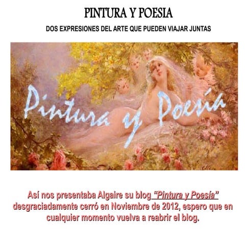 Pintura y poesia i