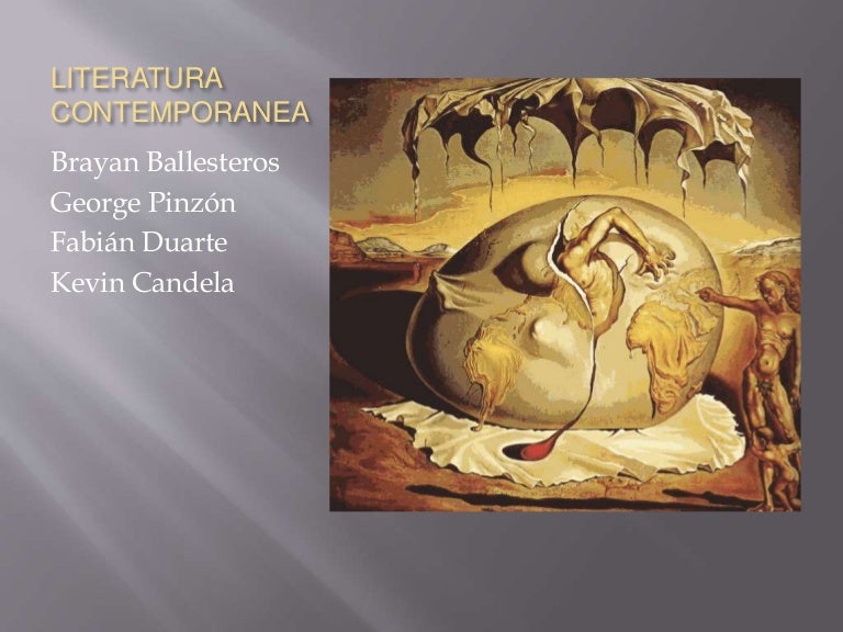 literatura contemporanea española literatura contemporanea española