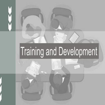 TRAINING AND DEVELOPMENT | PPTX