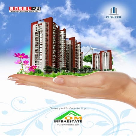 Ansal Pioneer city Broucher,9136824702