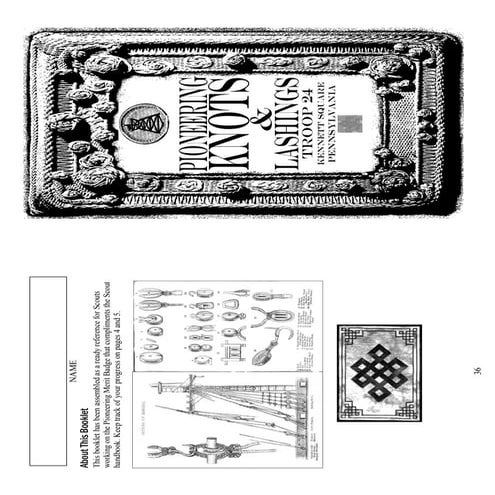 Pioneering Knots And Lashings