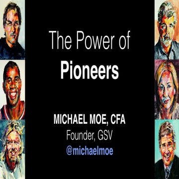 Pioneer Summit 2015 Opening Keynote by Michael Moe