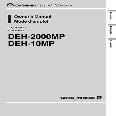 Pionier deh 2000 mp ownersmanual1019 audi 