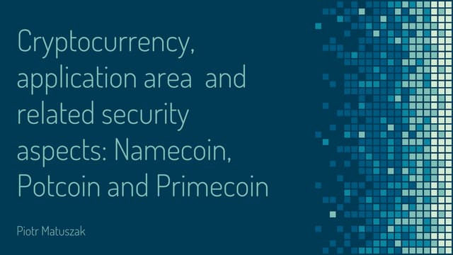 Namecoin Primecoin Potcoin 