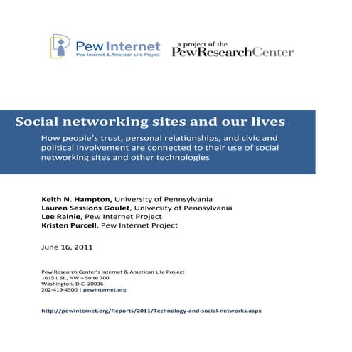 Pip social networking sites and our lives