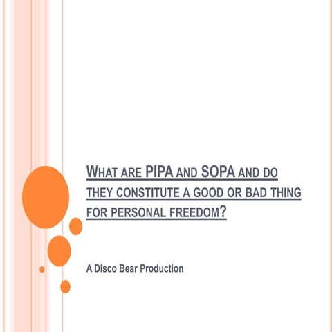 PIPA and SOPA