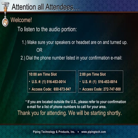 Pipe Clamp Design, Application & Installation - November