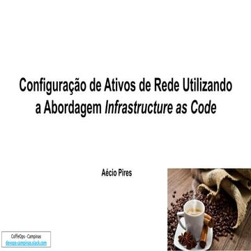 Pipeconf no CoffeOps Campinas