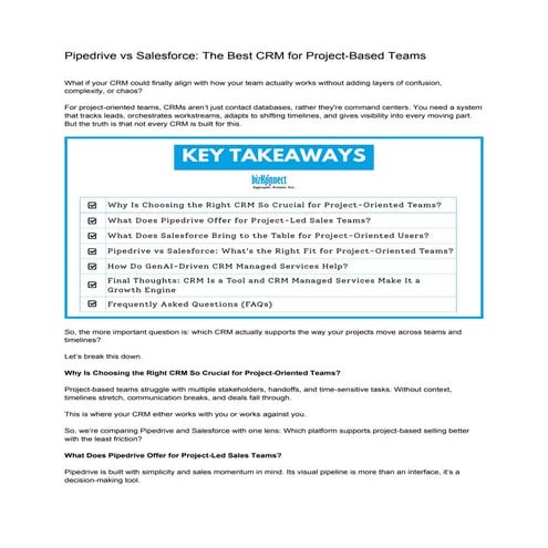 Pipedrive vs Salesforce – Project-oriented CRM users_CRM Managed Services.docx