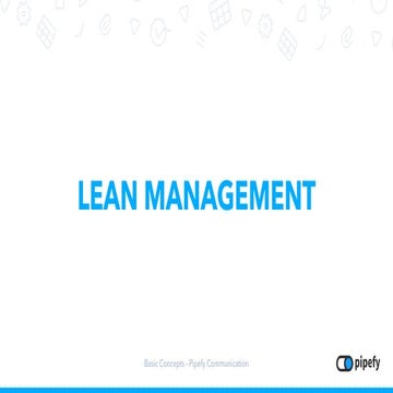 What is lean management?