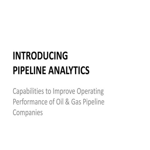 Pipeline analytics concept for posting on linked in