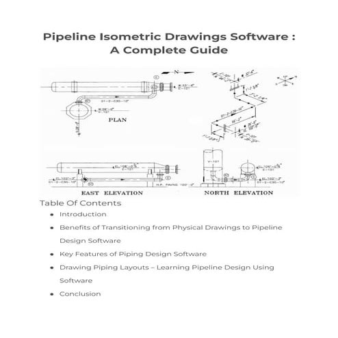 Pipeline Isometric Drawings Software:  A Complete Guide