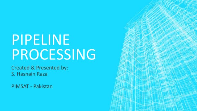 Pipeline processing - Computer Architecture 