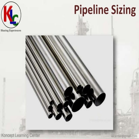 Pipeline Sizing