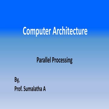 Parallel Processing & Pipelining in Computer Architecture_Prof ...