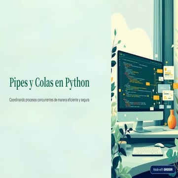 Pipes-y-Colas-en-Python presentación práctica con fines educativos para ...