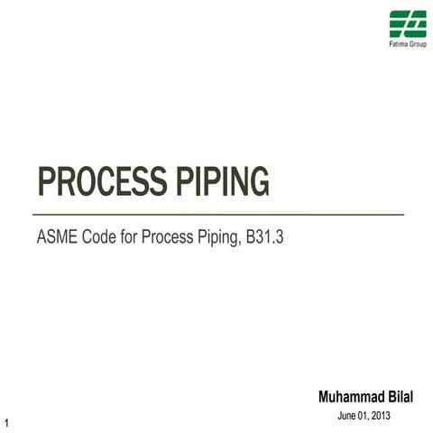 B31.3 Piping Code Pressure Vessel Design Process From Concept To