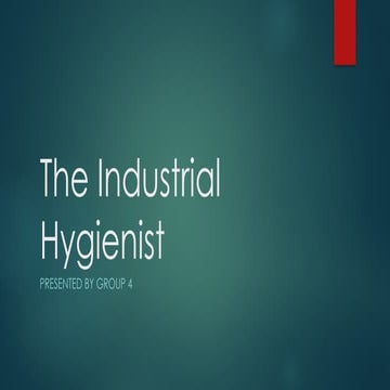 The Industrial Hygienist Planning Company