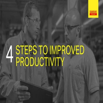 4 steps to improved productivity | PDF