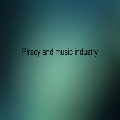 Piracy presentation
