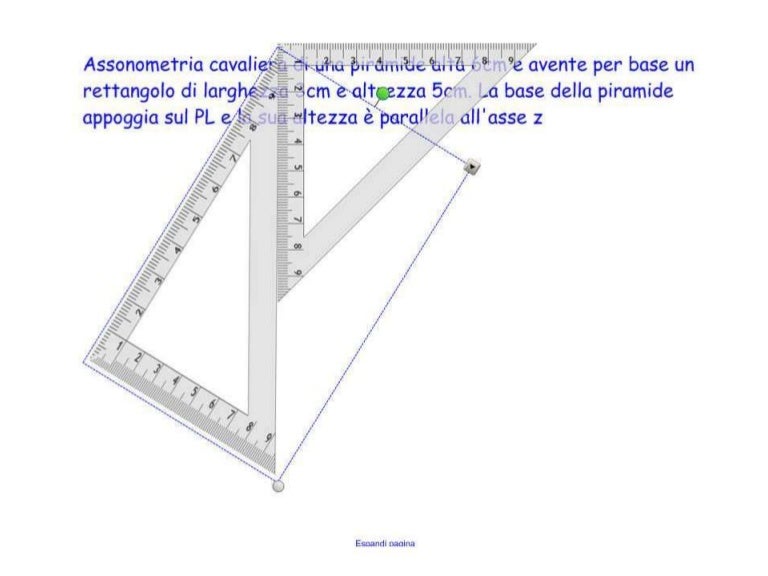 Proiezioni Ortogonali Di Una Piramide A Base Quadrata