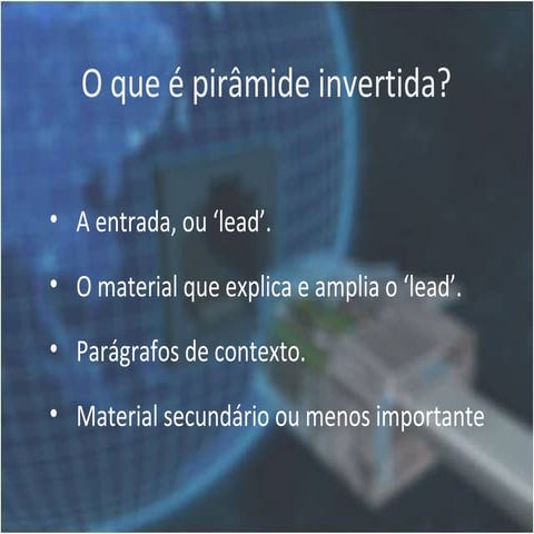 O que é pirâmide invertida? | PPT