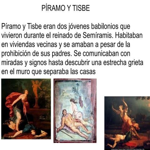 Piramo y tisbe | ODP