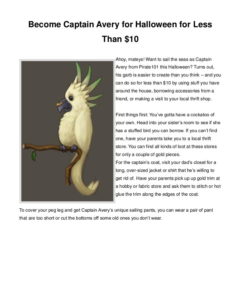 Pirate Costume Ideas Make Your Own Pirate Costume