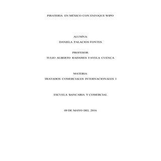 Pirateria en méxico