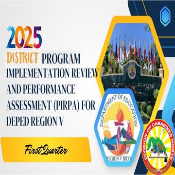 PIRPA 1st 2025 Paracale PIRPA 1st 2025 Paracale