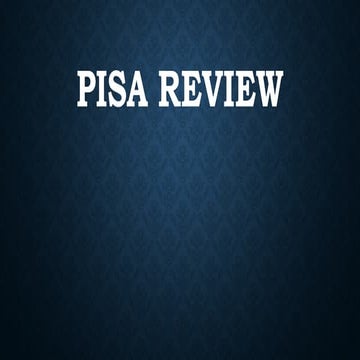 PISA.pptx REVIEW 2024-2025 IN ENGLISH GRADE 7