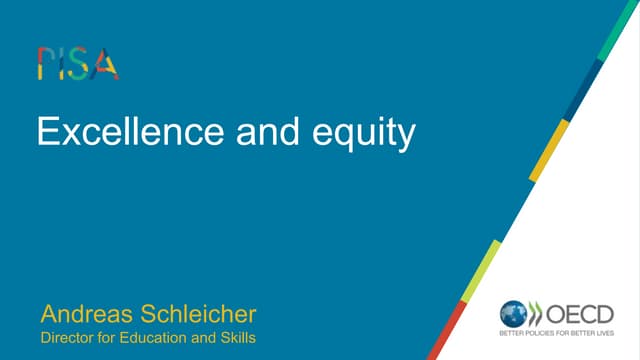 PISA - Excellence and Equity