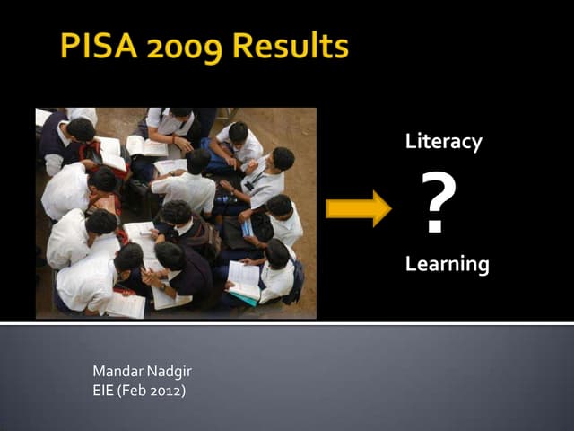 Pisa 2009 results