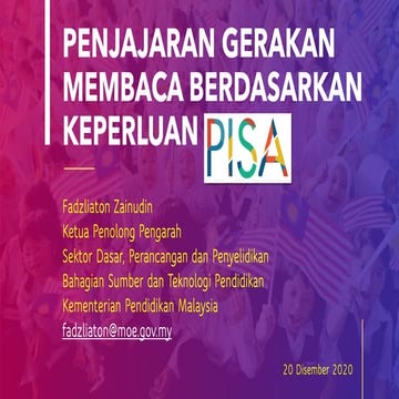 Penjajaran Gerakan Membaca Berdasarkan Keperluan PISA