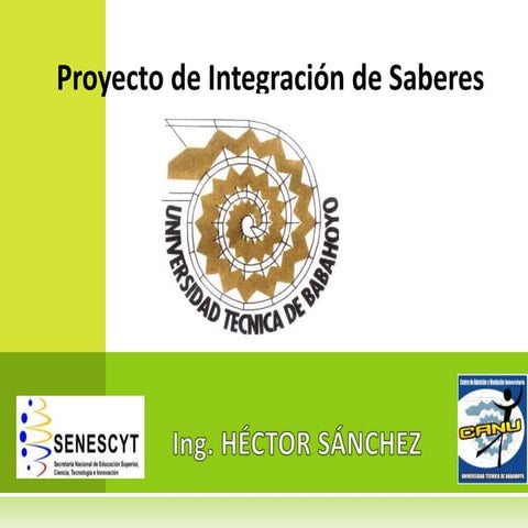 Proyecto Integrador de saberes