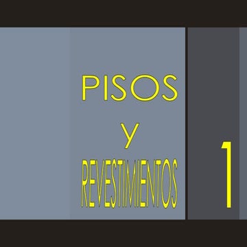 Apunte de clase Pisos y Revestimientos 1