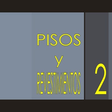 Apunte de clase Pisos y Revestimientos 2