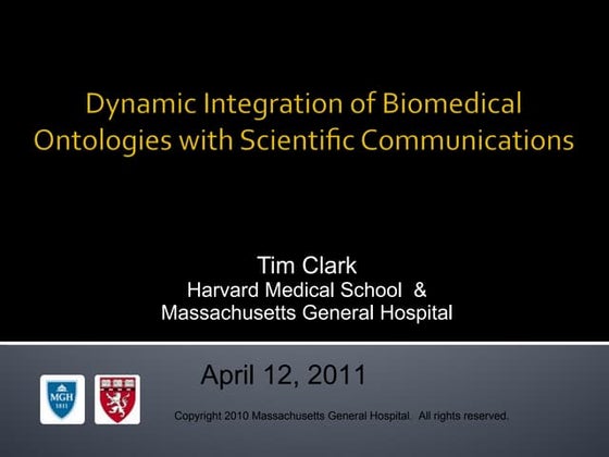 Dynamic Semantic Metadata in Biomedical Communications