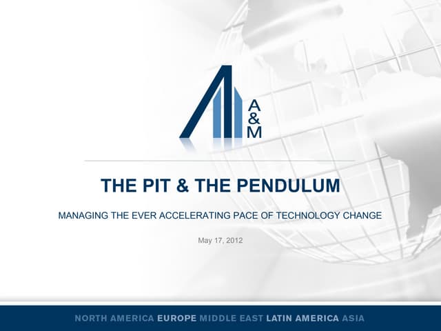 Pit and the Pendulum: Managing the Accelerating Pace of Technological Change 